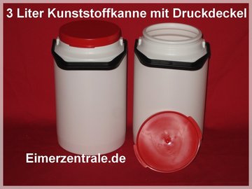 3 Liter Kunststoffkanne - Eimerzentrale.de