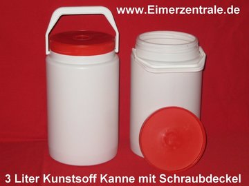 3 Liter Kunststoffkanne - Eimerzentrale.de